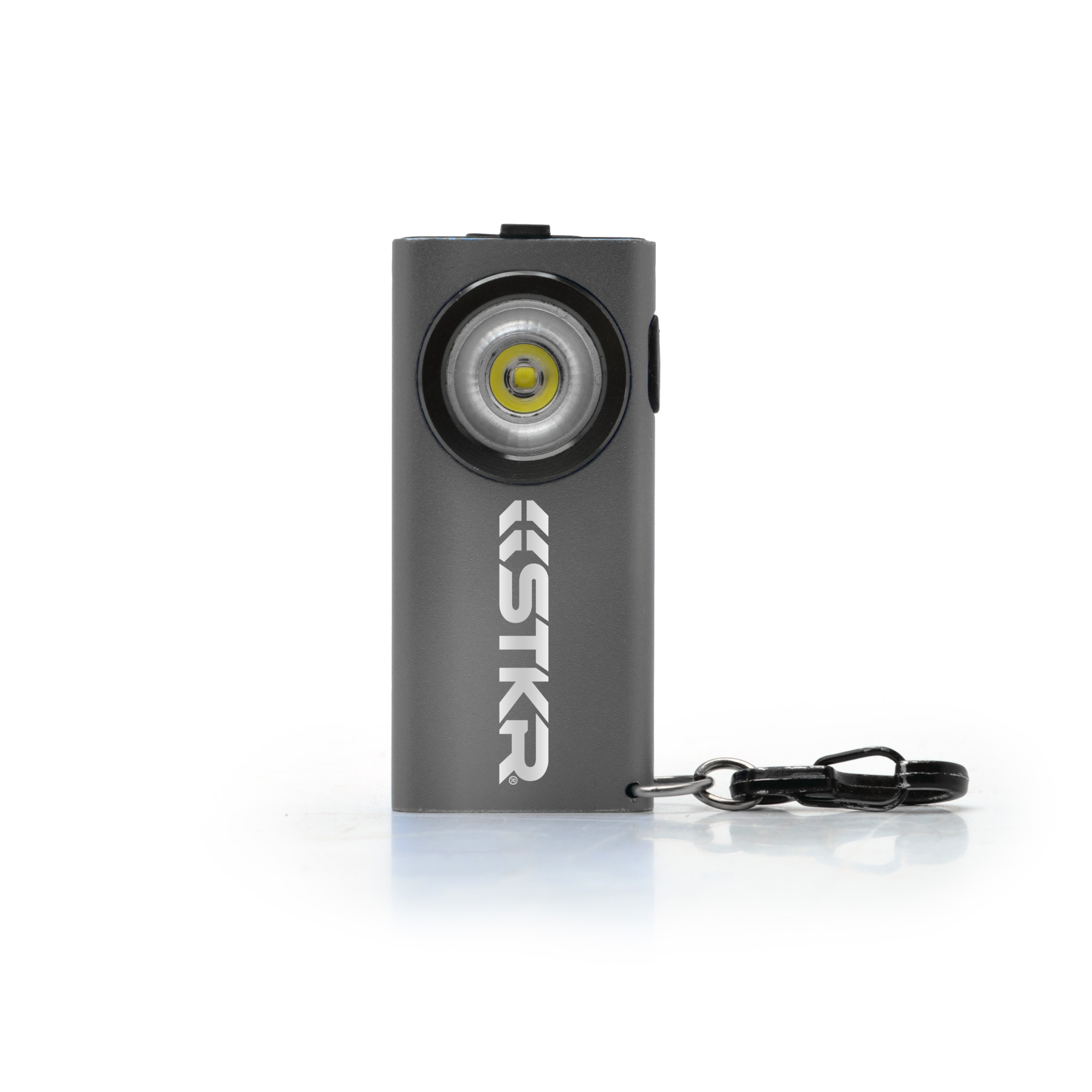 STKR Concepts, SlimJIMMY Keychain Flashlight - 400Lm - GRAY - Light Output 400 lumen - Model# 14265